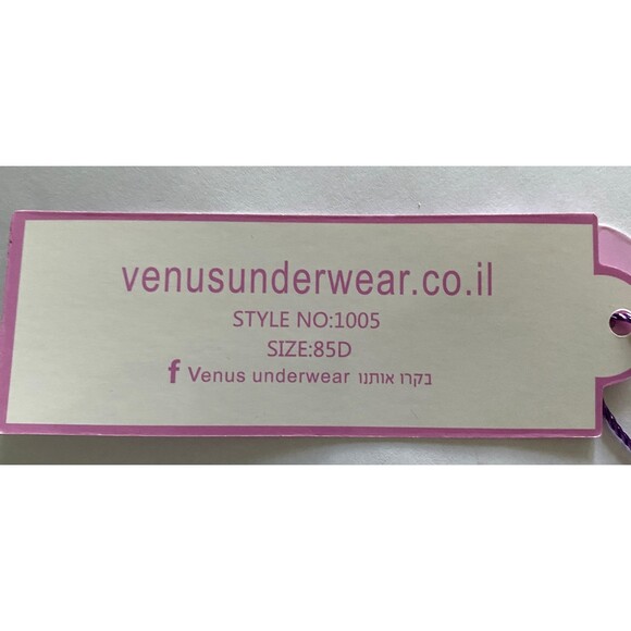 NWT Venus White Wired Bra Supportive Classic Underwire Lingerie Sz 85 (38D) - Picture 5 of 7